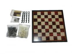         Набор 3 в 1 (шашки, шахматы, нарды) 47710 магнит-пластик