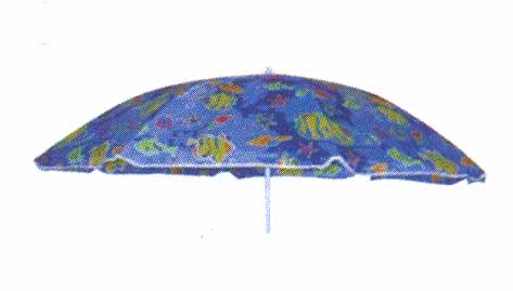 Зонт пляжный в чехле D-170см с наклоном HU-004