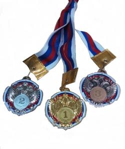 Медаль d-65мм, арт. 65-0218 (2,3 место)