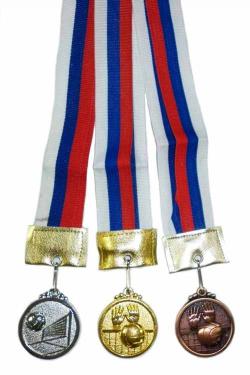 Медаль Волейбол d-40 мм (золото, серебро)