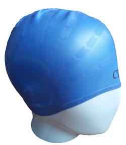 Шапочка для плавания CS06 силиконовая синяя