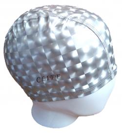 Шапочка для плавания PU 3D серая Шапочка для плавания PU 3D серая