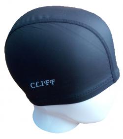Шапочка для плавания PU CLIFF черная Шапочка для плавания PU CLIFF черная