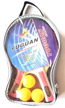 Набор для н/т YUGUAN 01 (2 ракетки + 3 шара) в чехле