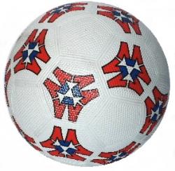Мяч резиновый футбольный №5 с рельефом (резина)