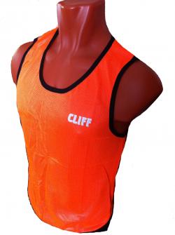 Манишка футбольная сетчатая CLIFF взр.оранжевая Манишка футбольная сетчатая CLIFF взр.оранжевая