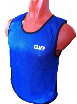 Манишка футбольная сечатая CLIFF взр. синяя Манишка футбольная сечатая CLIFF взр. синяя
