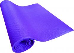 Коврик для йоги 6 (173х61х0,6см) без чехла, цвет: фиолетовый