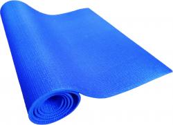 Коврик для йоги 6 (173х61х0,6см) без чехла, цвет: синий