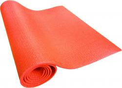 Коврик для йоги 4 (173х61х0,4см) в чехле, цвет: оранжевый