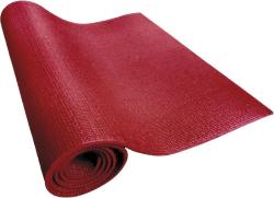 Коврик для йоги 8 (172х61х0,8см) в чехле, цвет: бордовый
