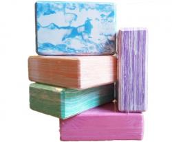 Блок для йоги 23х15х8см 200гр Multicolor Блок для йоги 23х15х8см 200гр Multicolor