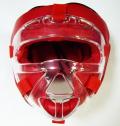 Шлем-маска PVС красный