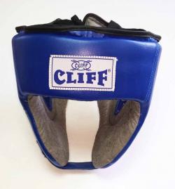 Шлем боксерский CLIFF открытый (PVC) синий Шлем боксерский CLIFF открытый (PVC) синий