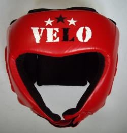 Шлем боксерский VELO открытый (кожа) красный AIBA Шлем боксерский VELO открытый (кожа) красный AIBA