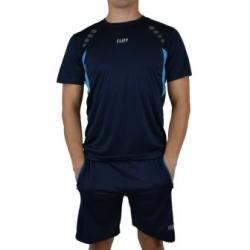 Форма спортивная CLIFF 2994 сине-голубая (футболка + шорты)