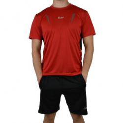 Форма спортивная CLIFF 3001 красно-черная (футболка + шорты)